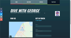 Desktop Screenshot of divewithgeorge.com